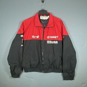 Vtg 1995 Bryan Herta Chip Ganassi Official Indy Car Racing Crew Jacket XXL
